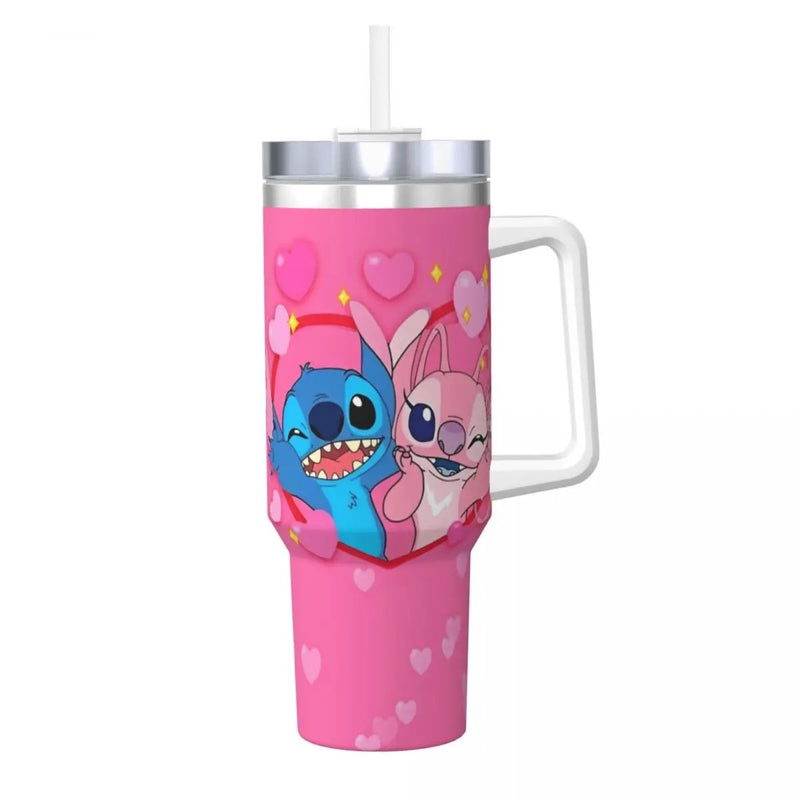 Garrafa Térmica Stanley + Stitch 1.1L – Oficial Disney