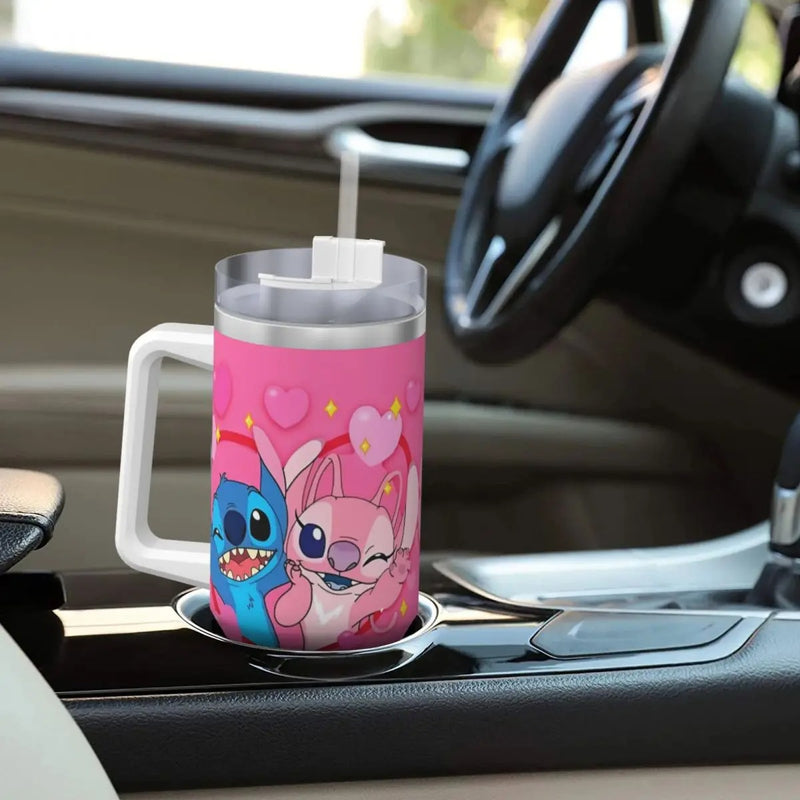 Garrafa Térmica Stanley + Stitch 1.1L – Oficial Disney