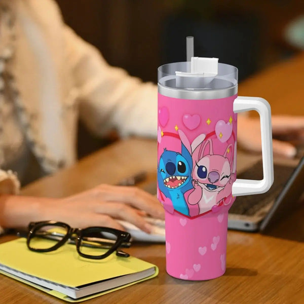 Garrafa Térmica Stanley + Stitch 1.1L – Oficial Disney