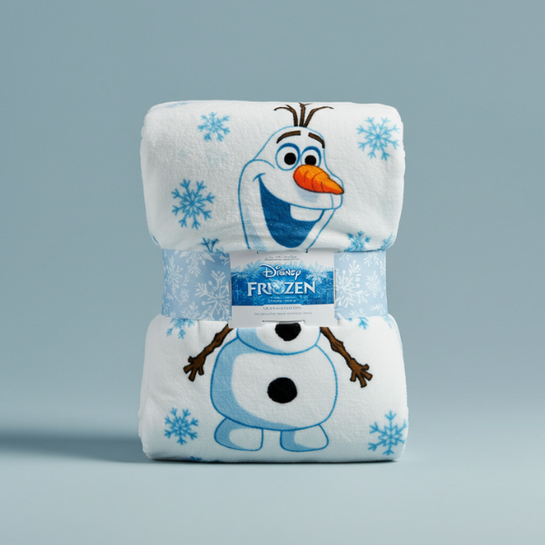 Cobertor Olaf Tamanho Solteiro – Oficial Disney