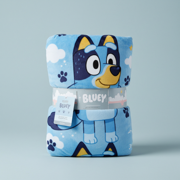 Cobertor Bluey Tamanho Solteiro – Oficial Disney