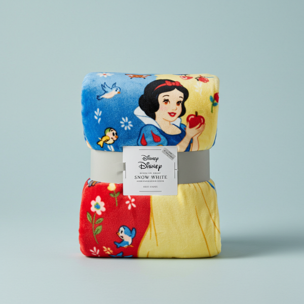 Cobertor A Branca de Neve Tamanho Solteiro – Oficial Disney