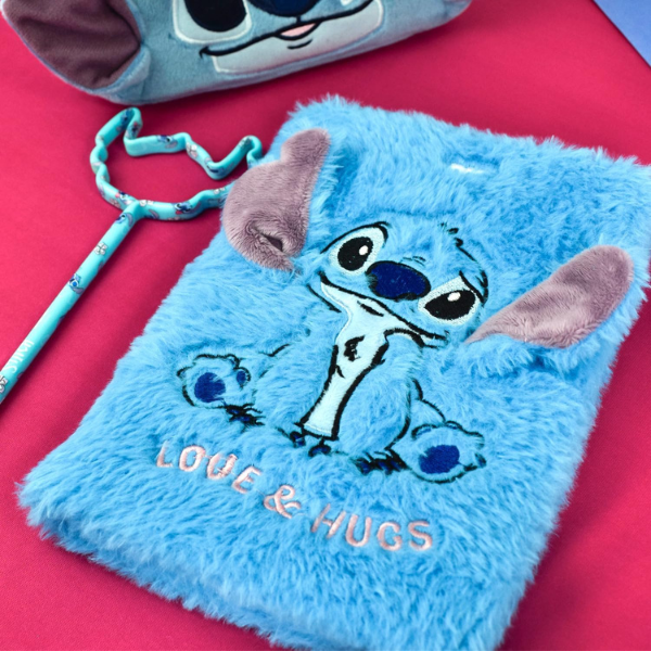 Agenda Paltada Stitch Felpuda Love Mugs – Oficial Disney