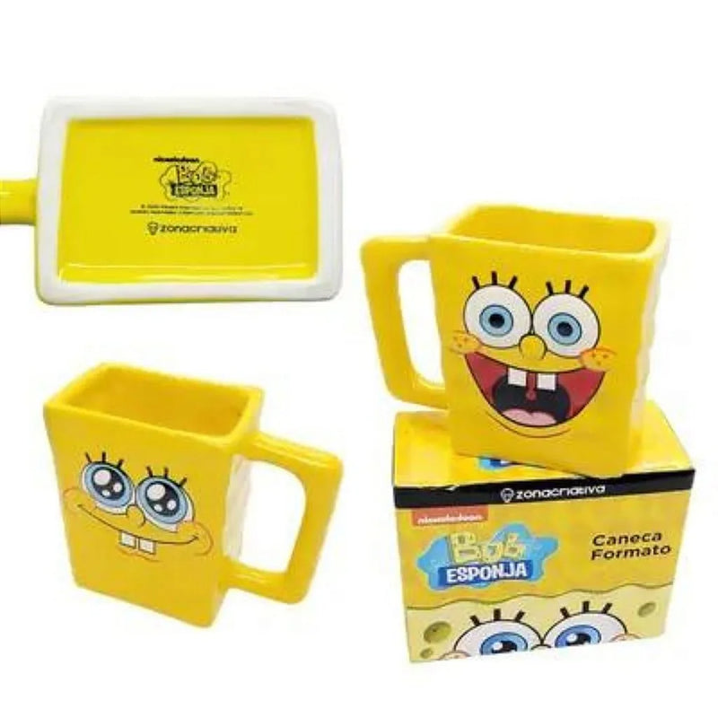 Caneca 3D Bob Esponja – Produto Oficial Disney