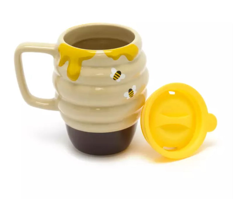 COPO DE MEL COM TAMPA DO WINNIE THE POOH