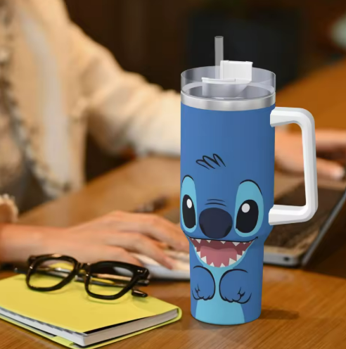 Garrafa Térmica Stanley + Stitch – Oficial Disney