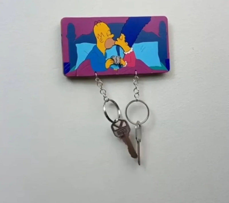 Porta Chaves Casal Os Simpsons – Oficial Disney + Fox