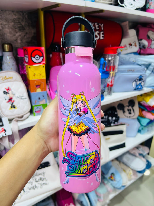 Garrafa térmica rosa Sailor Moon