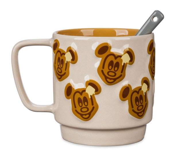 CANECA DE WAFFLE MICKEY + COLHER