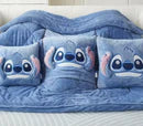 Cobertor Almofada 2 em 1 Stitch e Hello Kitty – Produto Oficial Disney