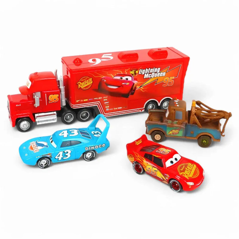 Kit 8 Miniaturas em Metal (Filme Carros) – Produto Oficial Disney