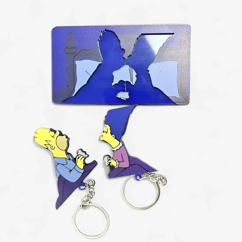 Porta Chaves Casal Os Simpsons – Oficial Disney + Fox