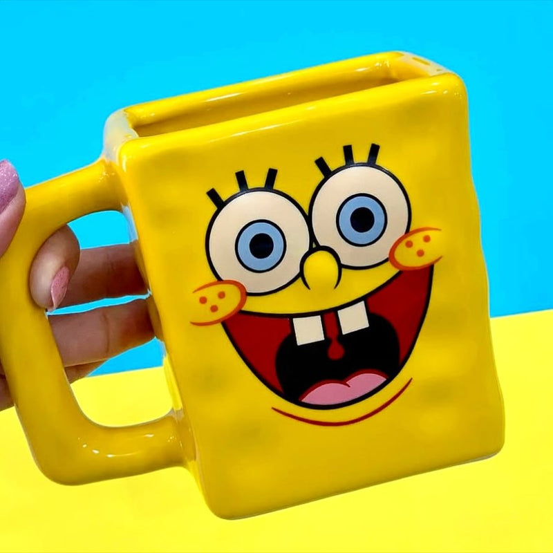 Caneca 3D Bob Esponja – Produto Oficial Disney
